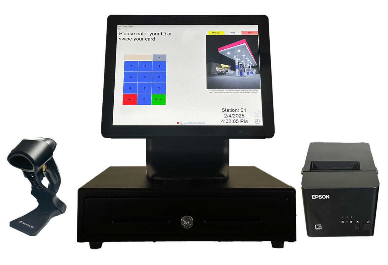 Cash Register Express POS terminal